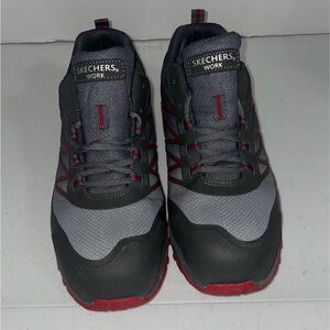 SKECHERS MEN'S Work: Puxal ESD Comp Toe WORK SHOES style #200046 Color: GYRD